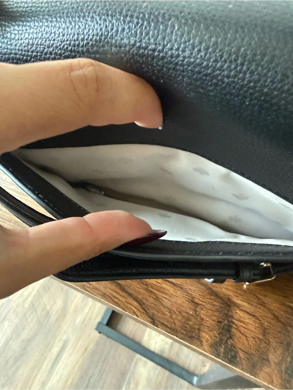 kate spade Black Leather Top-Handle Satchel